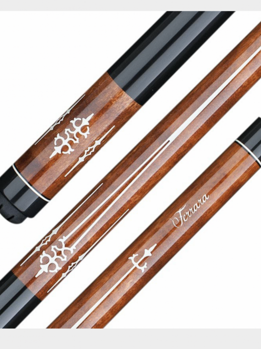 LONGONI CAROM CUE BROWN WITH 2 SHAFTS & CASE. - LONGONI CAROM CUES ...