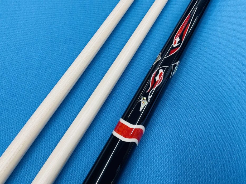 LONGONI CAROM CUE BLACK PEARL WITH S30 E71 SHAFTS. - LONGONI CAROM CUES ...